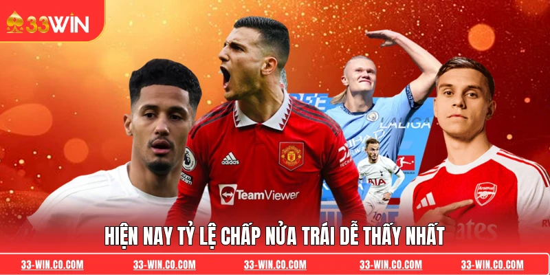 Hiện nay tỷ lệ chấp nửa trái dễ thấy nhất